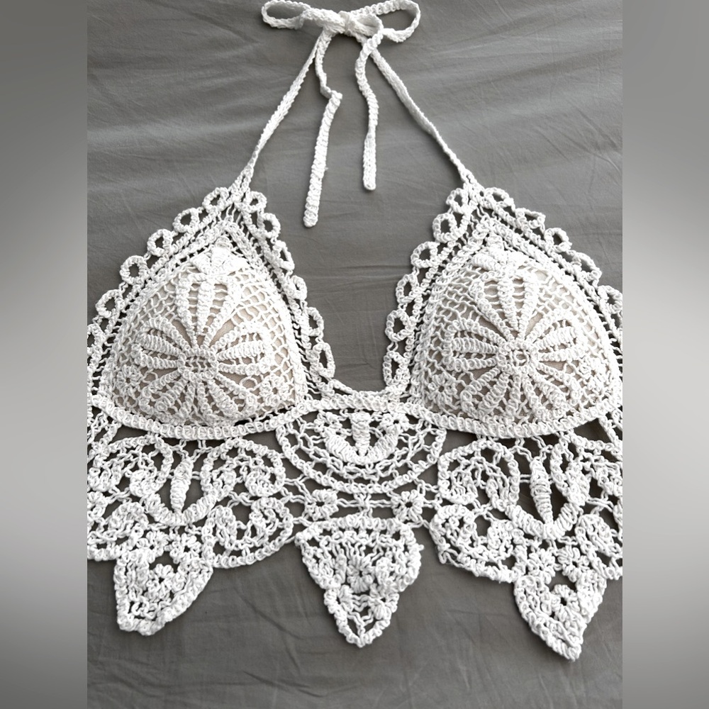 Boho Crochet Halter Top